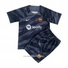 Barcelona Goalkeeper Shirt 2023-2024 Kid Black