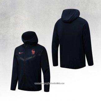 Chaqueta con Capucha del France 2022-2023 Blue