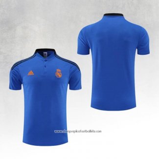 Real Madrid Shirt Polo 2022-2023 Blue