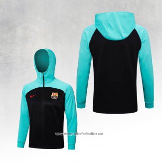 Chaqueta con Capucha del Barcelona 2022-2023 Blue and Black