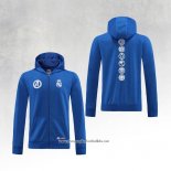 Chaqueta con Capucha del Real Madrid 2022-2023 Blue