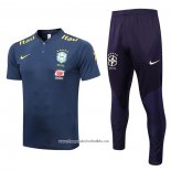 Conjunto Polo Brazil 2022-2023 Blue