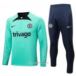 Sweatshirt Tracksuit Chelsea 2022-2023 Green