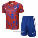 Tracksuit Atletico Madrid 2023-2024 Short Sleeve Red - Shorts