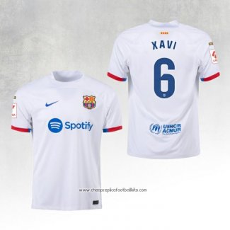 Barcelona Player Xavi Away Shirt 2023-2024