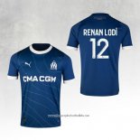 Olympique Marseille Player Renan Lodi Away Shirt 2023-2024