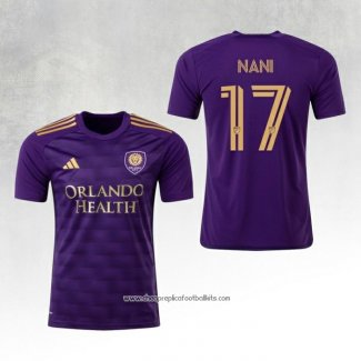 Orlando City Player Nani Home Shirt 2023-2024