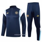 Sweatshirt Tracksuit Manchester City 2023-2024 Blue Oscuro