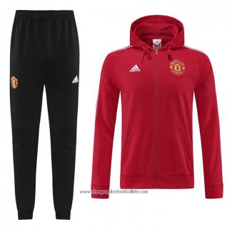 Hooded Tracksuit Manchester United 2022-2023 Red