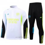 Sweatshirt Tracksuit Arsenal 2023-2024 Kid White