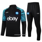 Sweatshirt Tracksuit Napoli 2023-2024 Black