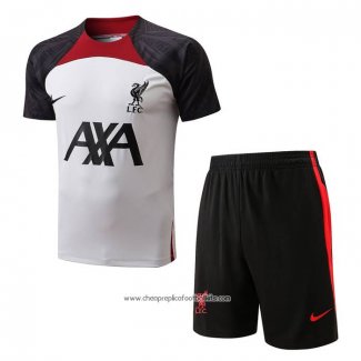 Tracksuit Liverpool 2022-2023 Short Sleeve White - Shorts