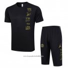 Tracksuit Paris Saint-Germain Jordan 2023-2024 Short Sleeve Black - Shorts