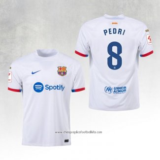 Barcelona Player Pedri Away Shirt 2023-2024