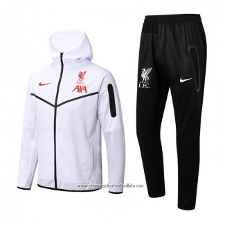 Hooded Tracksuit Liverpool 2022-2023 White