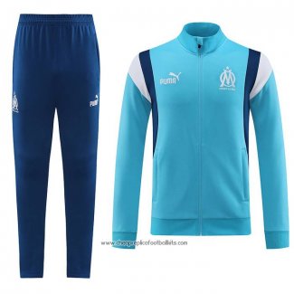 Jacket Tracksuit Olympique Marseille 2023-2024 Kid Blue