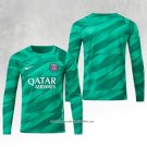 Paris Saint-Germain Goalkeeper Shirt 2023-2024 Long Sleeve Green