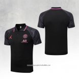 Paris Saint-Germain Jordan Shirt Polo 2022-2023 Black