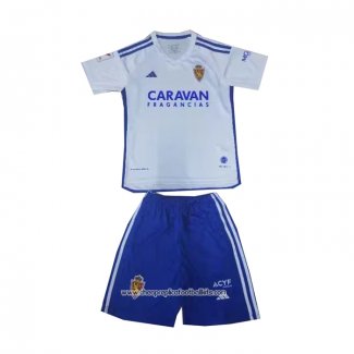 Real Zaragoza Home Shirt 2023-2024 Kid