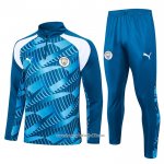 Sweatshirt Tracksuit Manchester City 2023-2024 Kid Blue