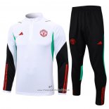 Sweatshirt Tracksuit Manchester United 2023-2024 White