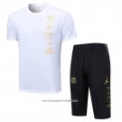 Tracksuit Paris Saint-Germain Jordan 2023-2024 Short Sleeve White - Shorts