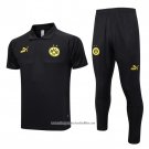 Conjunto Polo Borussia Dortmund 2023-2024 Black