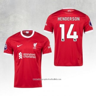 Liverpool Player Henderson Home Shirt 2023-2024