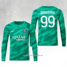 Paris Saint-Germain Player Donnarumma Goalkeeper Shirt 2023-2024 Long Sleeve Green