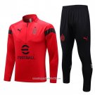 Sweatshirt Tracksuit AC Milan 2022-2023 Red