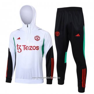 Sweatshirt Tracksuit Manchester United 2023-2024 White