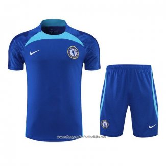 Tracksuit Chelsea 2022-2023 Short Sleeve Blue - Shorts