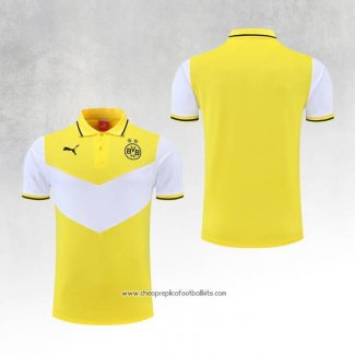 Borussia Dortmund Shirt Polo 2022-2023 Yellow and White