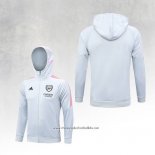 Chaqueta con Capucha del Arsenal 2023-2024 Grey