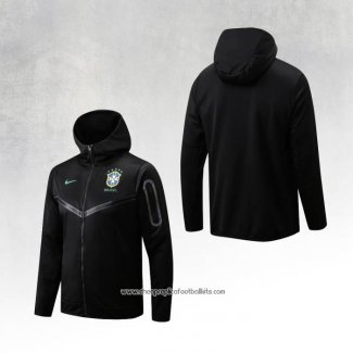 Chaqueta con Capucha del Brazil 2022-2023 Black