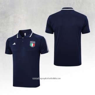 Italy Shirt Polo 2023-2024 Blue