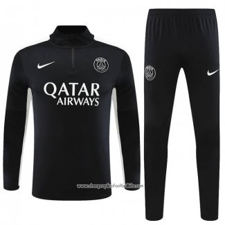 Sweatshirt Tracksuit Paris Saint-Germain 2023-2024 Black