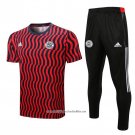 Tracksuit Bayern Munich 2022 Short Sleeve Red