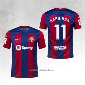 Barcelona Player Raphinha Home Shirt 2023-2024