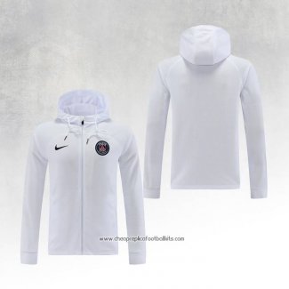 Chaqueta con Capucha del Paris Saint-Germain 2022-2023 White