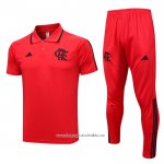 Conjunto Polo Flamengo 2023-2024 Red