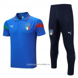 Conjunto Polo Italy 2022-2023 Blue