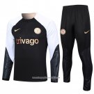 Sweatshirt Tracksuit Chelsea 2023-2024 Black