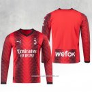 AC Milan Home Shirt 2023-2024 Long Sleeve