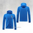 Chaqueta con Capucha del Italy 2022-2023 Blue