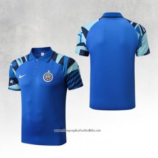 Inter Milan Shirt Polo 2022-2023 Blue