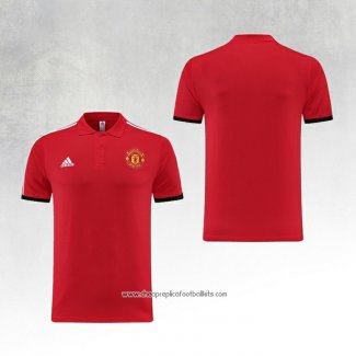 Manchester United Shirt Polo 2023-2024 Red