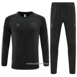 Sweatshirt Tracksuit Manchester United 2022 Black