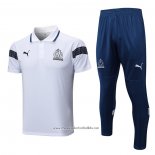 Conjunto Polo Olympique Marseille 2022-2023 White