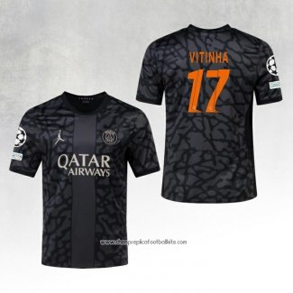 Paris Saint-Germain Player Vitinha Third Shirt 2023-2024